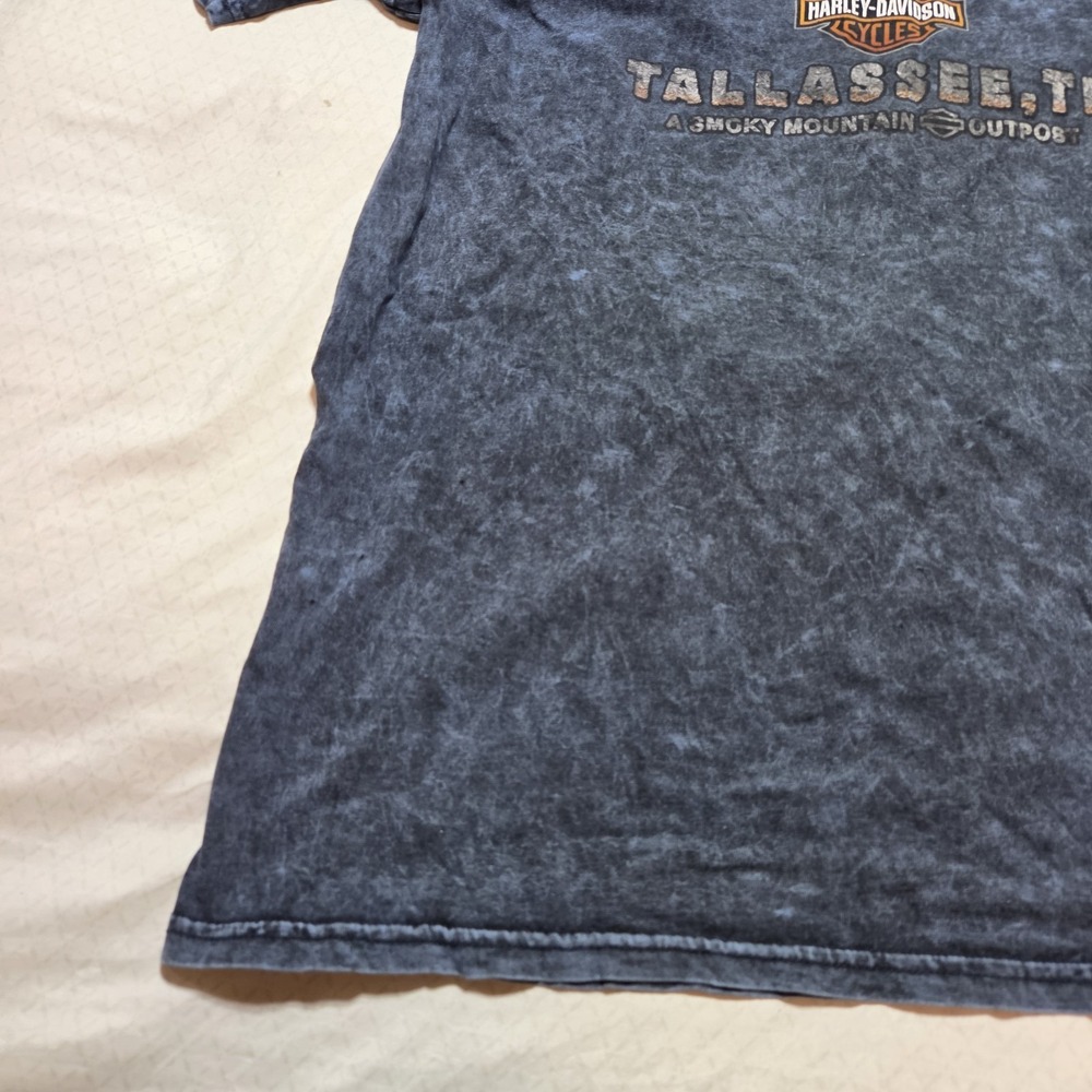 Harley-Davidson Dragon T-Shirt Tallassee TN Smoky Mountain Biker Tee Size Large - Picture 5 of 14